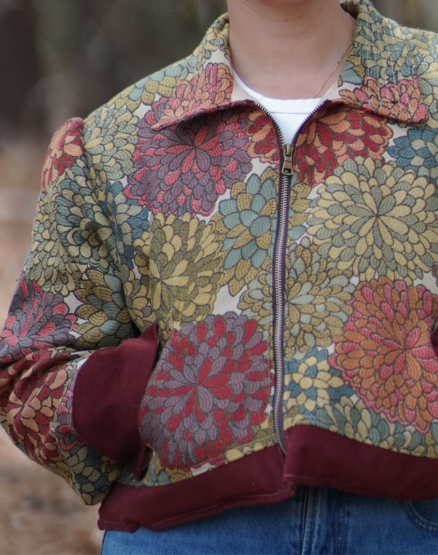 70’s Flower Style Jacket