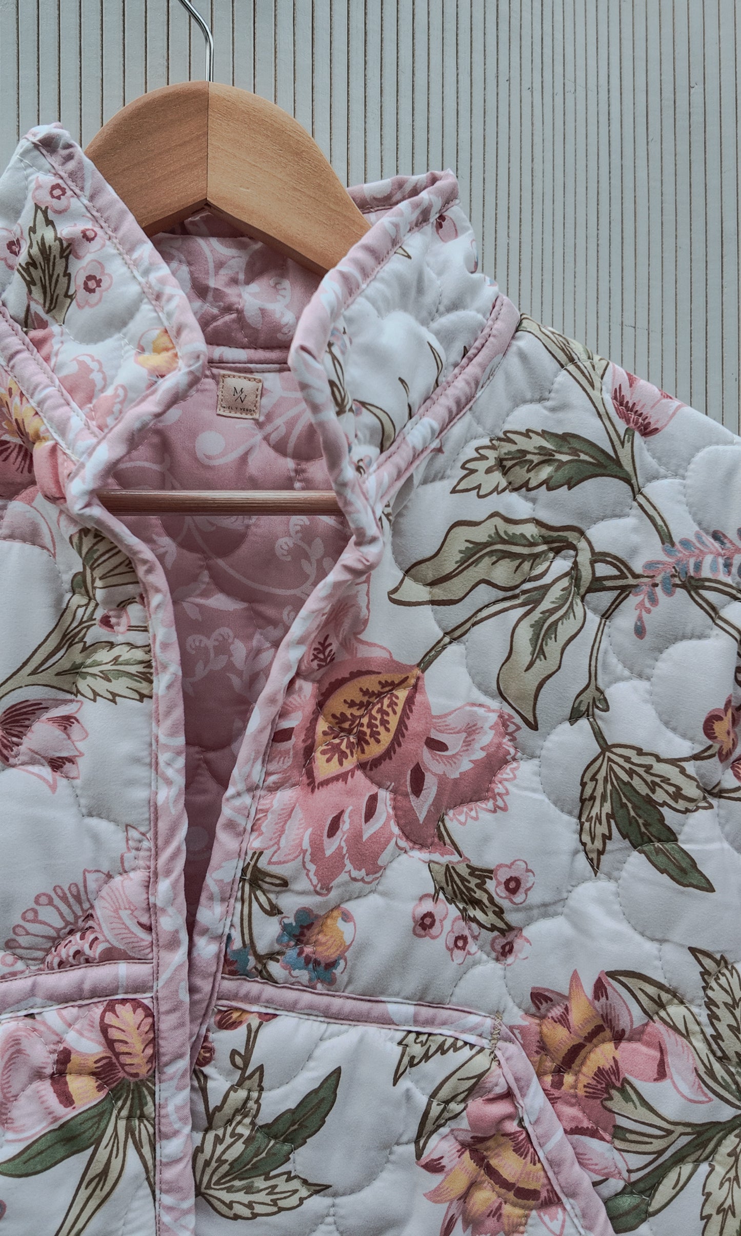 Reversible quilted jacket