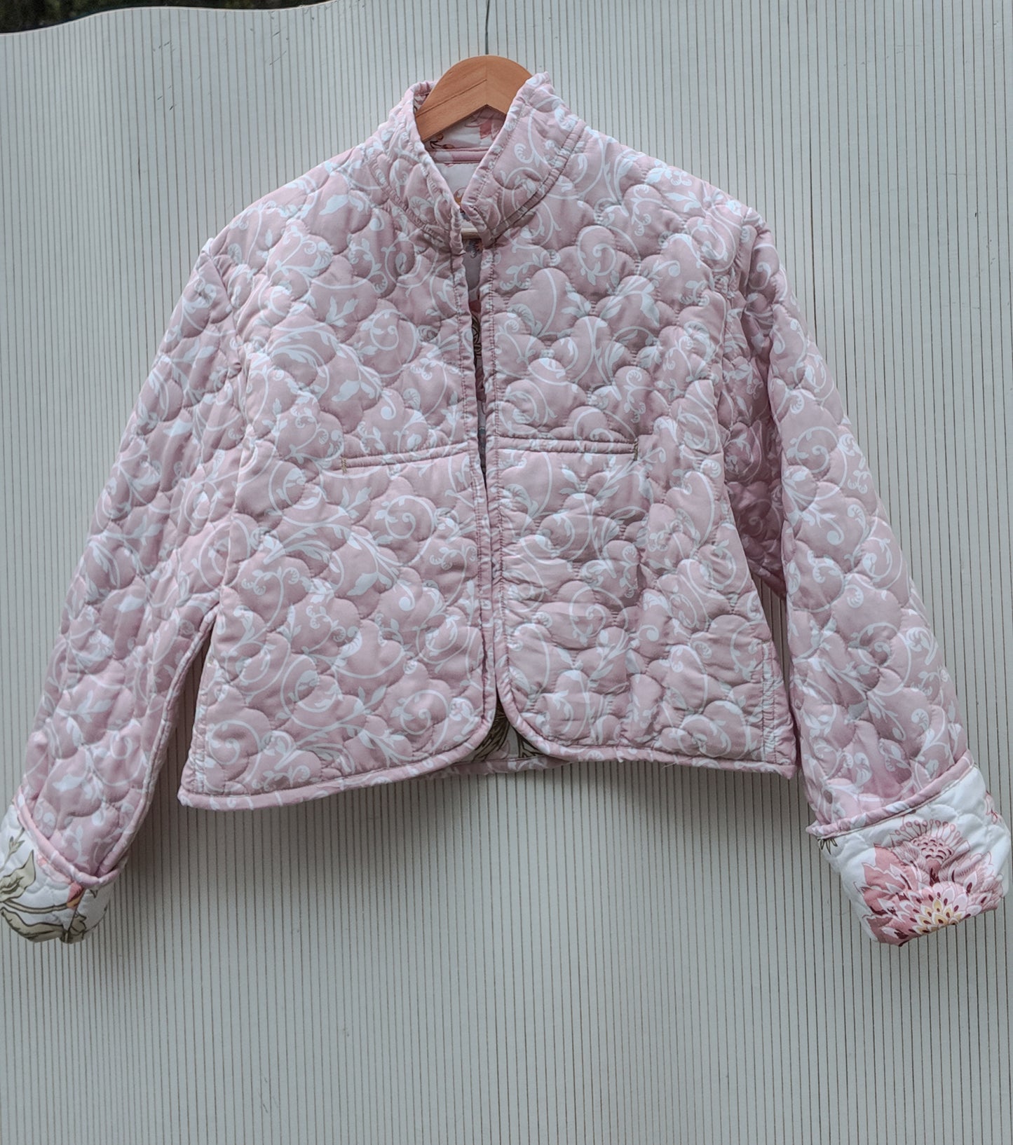 Reversible quilted jacket