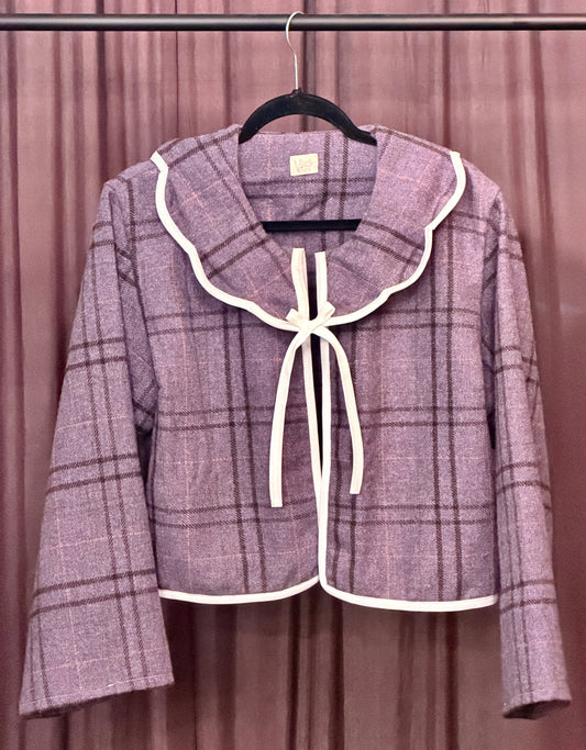 Wavy collar Jacket
