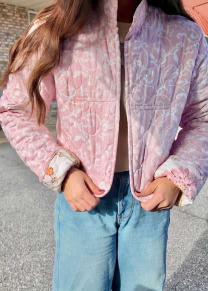 Reversible quilted jacket