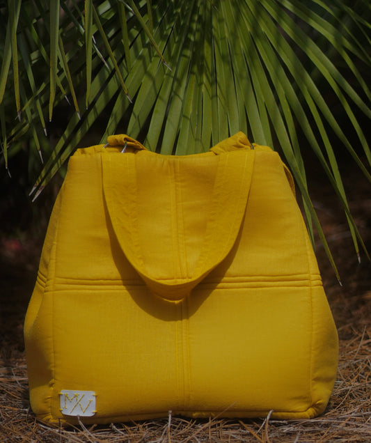 Puff Yellow Linen