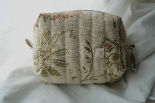 Cosmetic Bag Embroidered