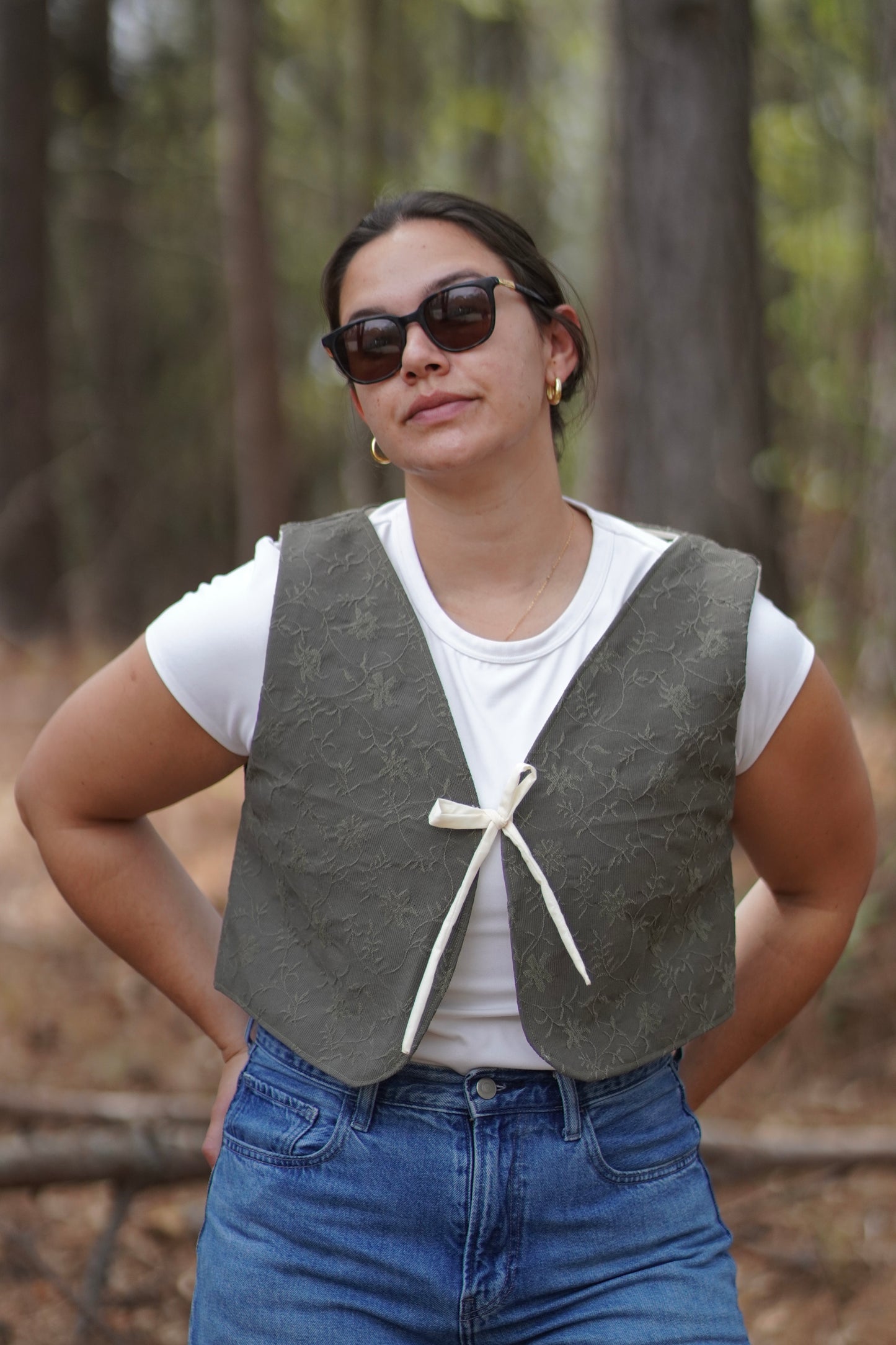 Olive Green Vest
