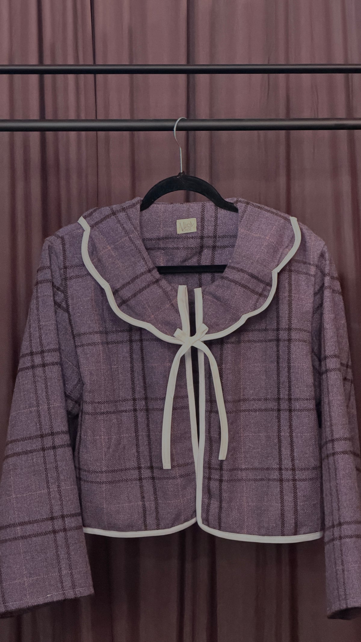 Wavy collar Jacket