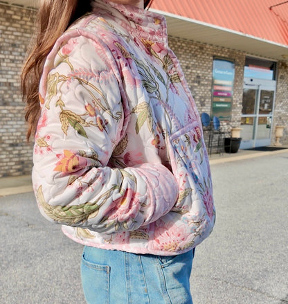 Reversible quilted jacket