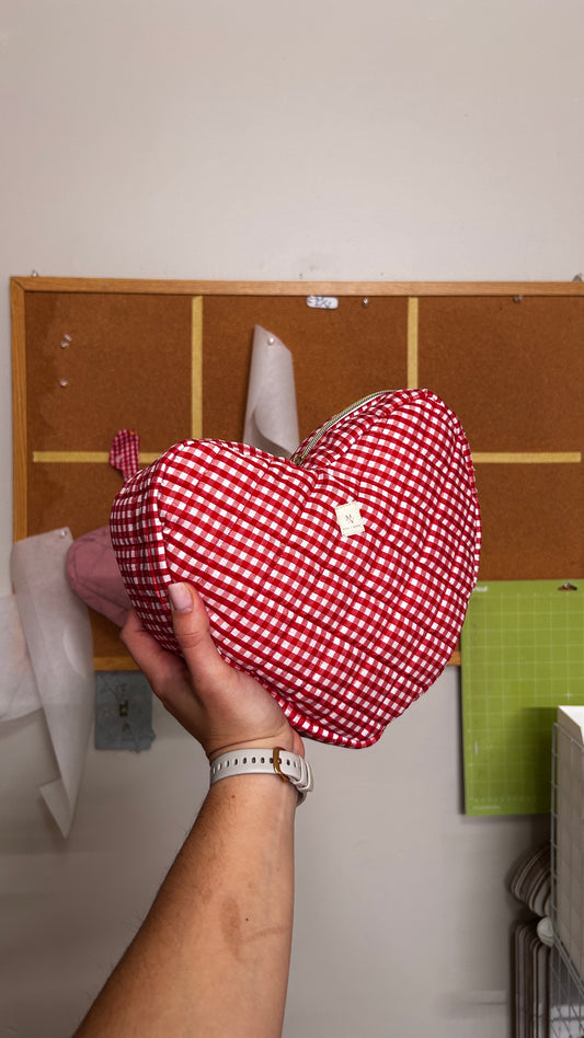 Heart Cosmetic Bag