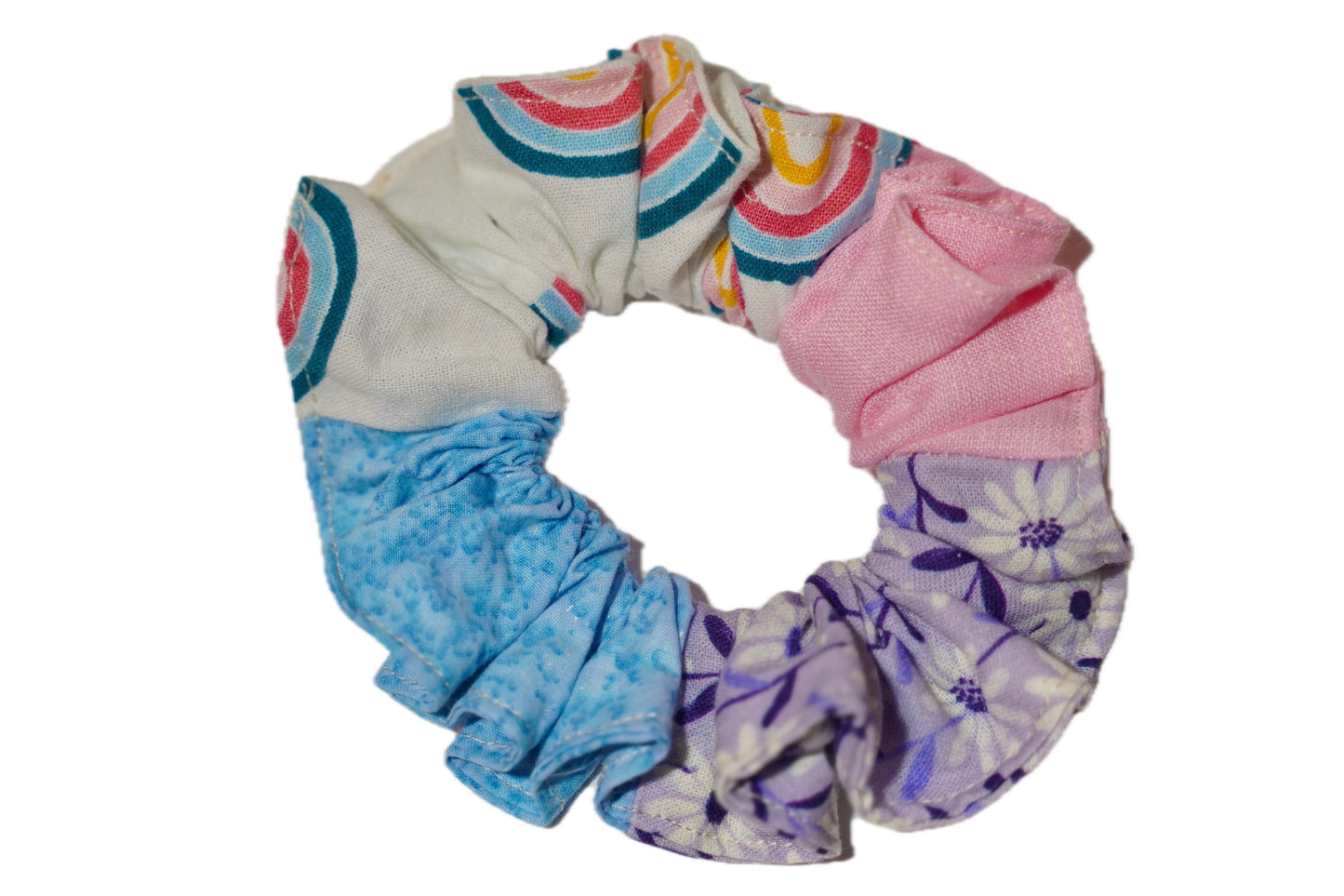 Pastel Colors Cotton Scrunchie