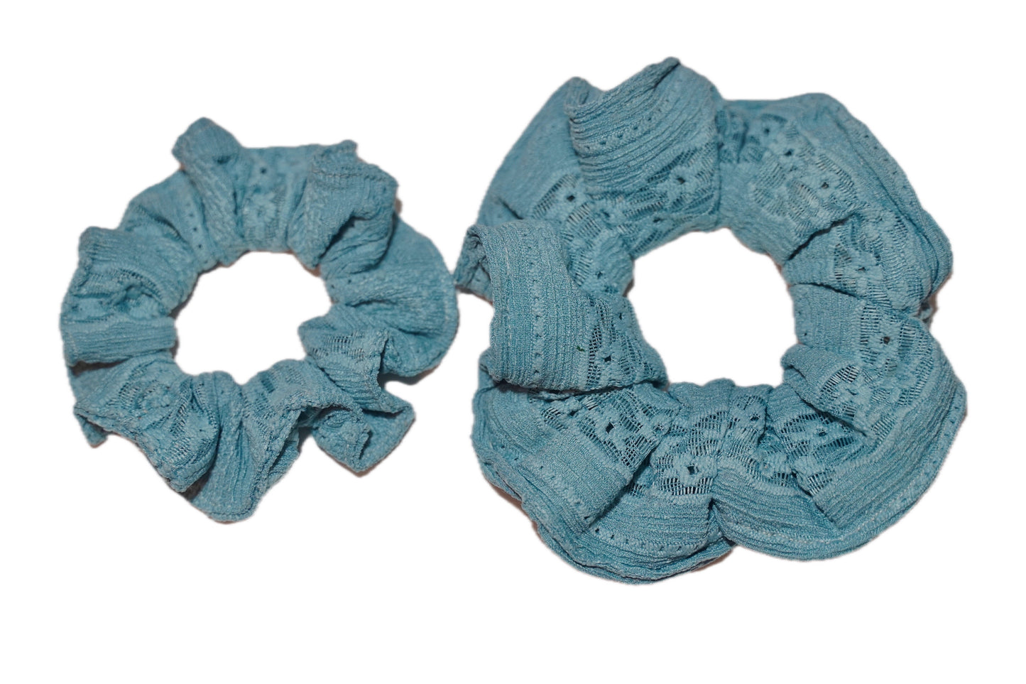 Blue Lace Scrunchie (L)