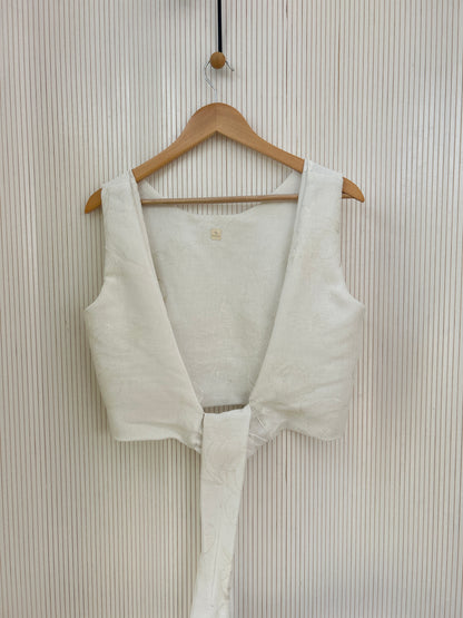 Open back top in white