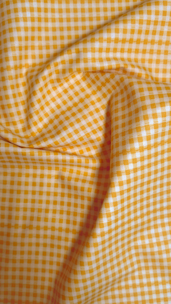 Yellow on yellow gingham 