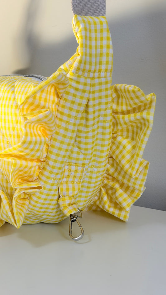 Ruffle Banana Bag