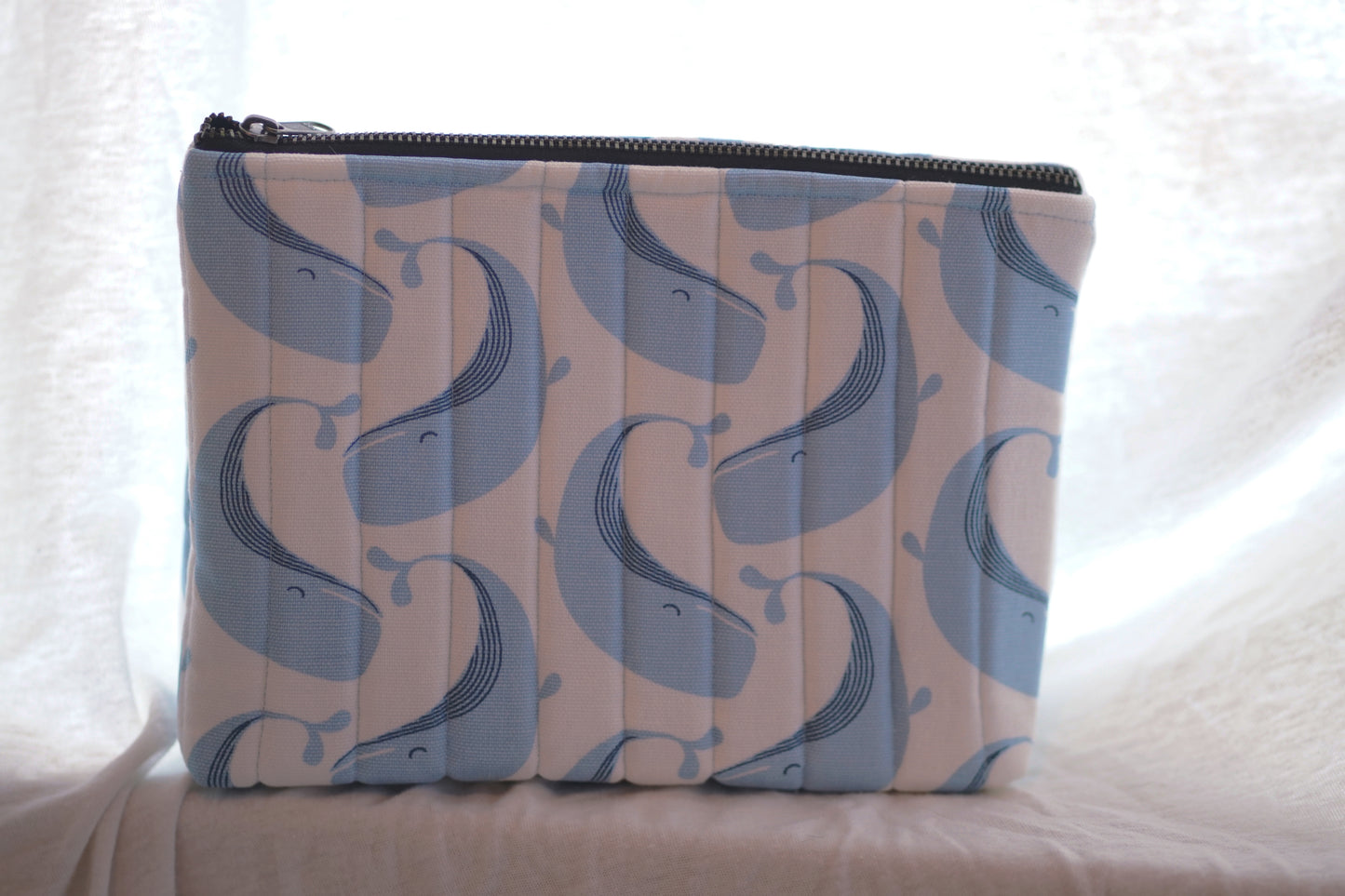 Toiletry Bag Whale Pattern