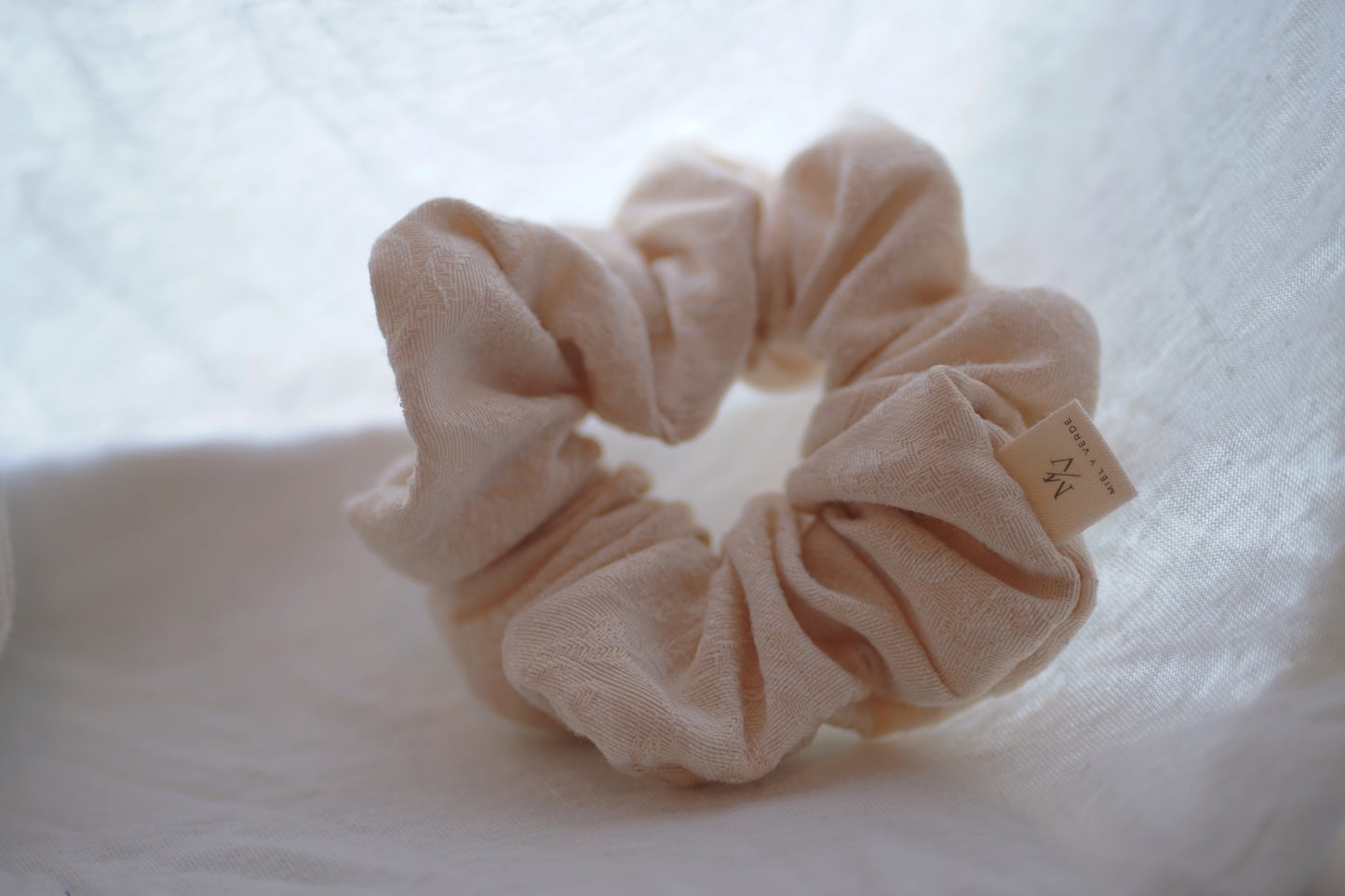 Baby White Scrunchie