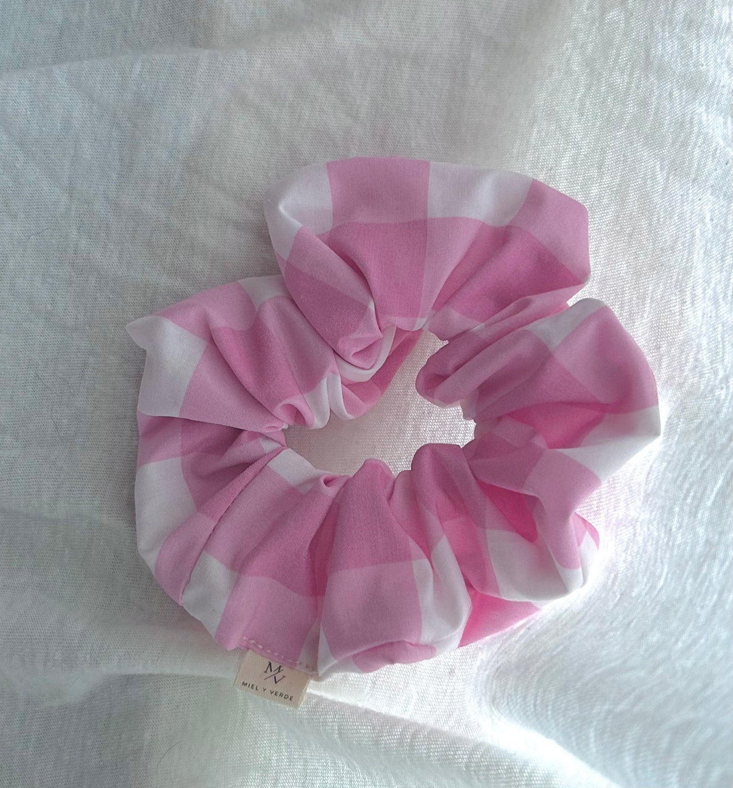 Pink Picnic Scrunchie