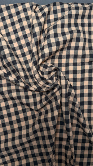 brown gingham 