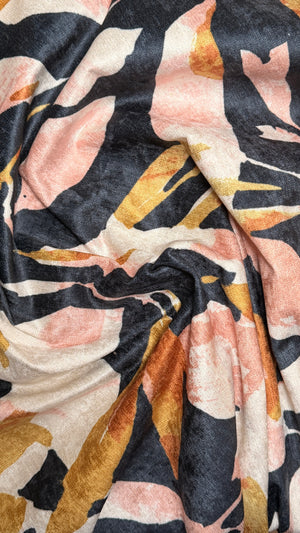 floral velvet