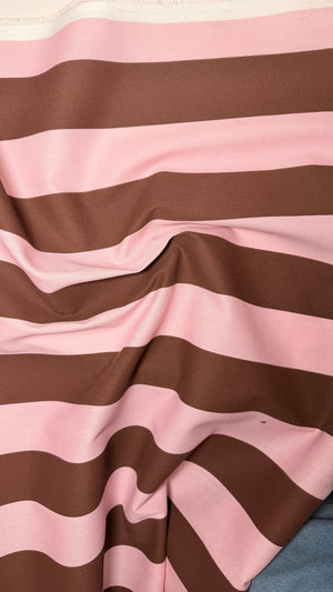 pink and brown stripes