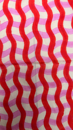 wavy cotton print 
