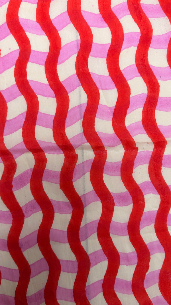 Wavy cotton print